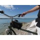 Sacoche de cadre smartphone avec pare-soleil - NOIR