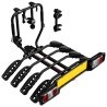 Porte-vélo attelage Siena 4 vélos inclinable NOIR
