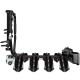 Porte-vélo attelage Siena 4 vélos inclinable NOIR