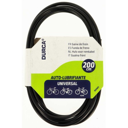 Gaine de frein vélo noire 2m