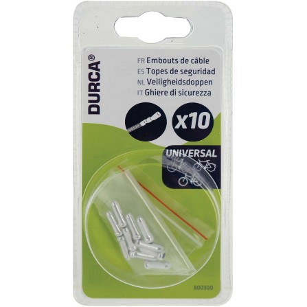 Embouts de sécurité pour câble (x10)