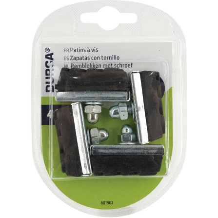 4 patins de frein à vis 40 mm