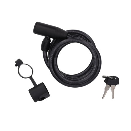 Antivol spiral D8 / 1,5m + support