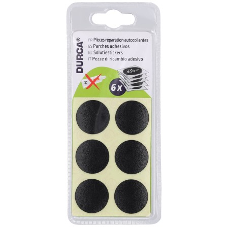 6 PATCHES AUTOCOLLANT Ø25mm