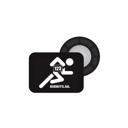 Accroches dossards magnétiques BIBBITS silhouette coureur