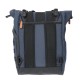 Sacoche arrière roll-top convertible sac à dos MEDIUM - BLEU