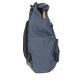 Sacoche arrière roll-top convertible sac à dos MEDIUM - BLEU