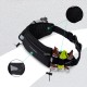 Ceinture hydratation 1 gourde 360ml et portes gels noir
