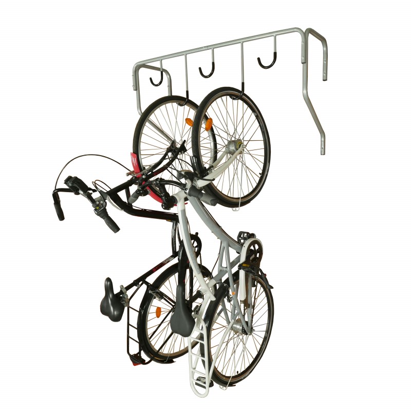 Support mural de vélo avec crochet pliable pour rangement de