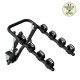 Porte-vélo attelage Arezzo 4 vélos Noir
