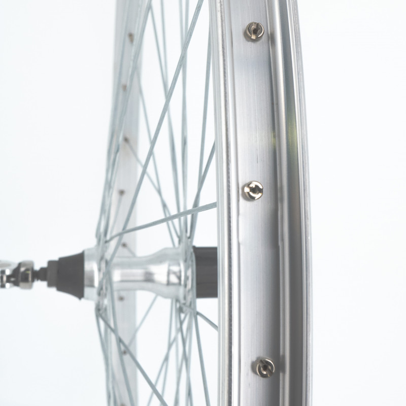 copy of Roue de vélo de tourisme 28 aluminium 700C (ETRTO 622x24) double  paroi - arrière
