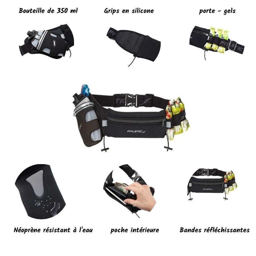 Sweetone LED Ceinture Réfléchissante Rechargeable, Ceinture de Course Réfléchissante  avec Pochette pour Téléphone Portable, Bandes Réfléchissantes Haute  Visibilité pour Jogging, Marche, Moto : : Sports et Loisirs