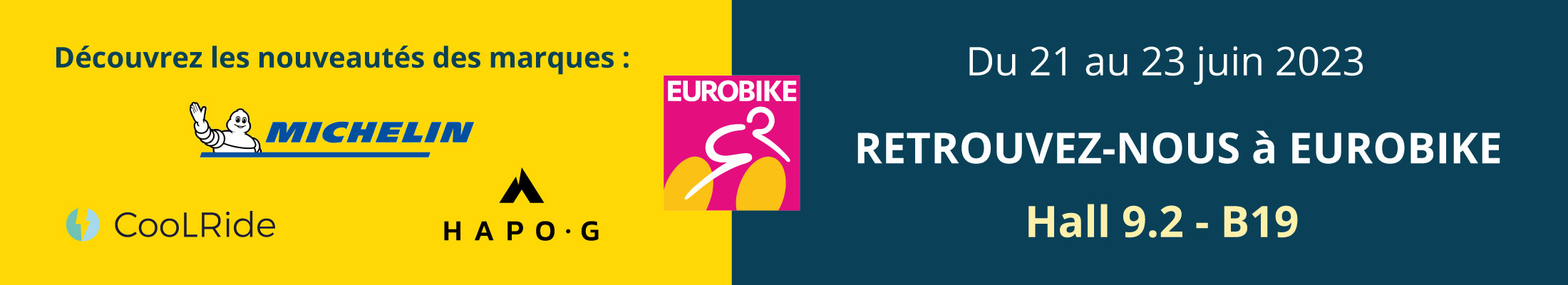  ADD-ONE sera présent à EUROBIKE Show du 21 au 23 juin 2023 
