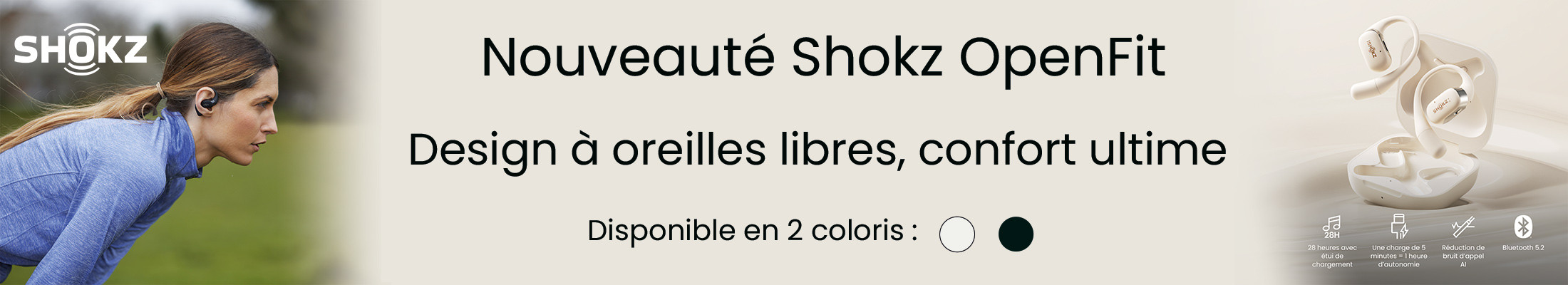 NOUVEAUTÉ SHOKZ : les écouteurs OPENFIT