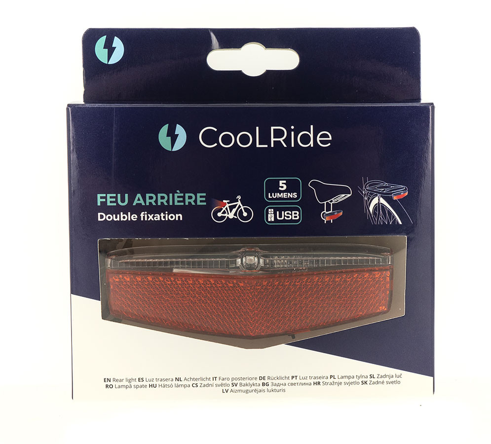 Cool ride ECLAIRAGE ARRIÈRE PORTE-BAGAGE USB