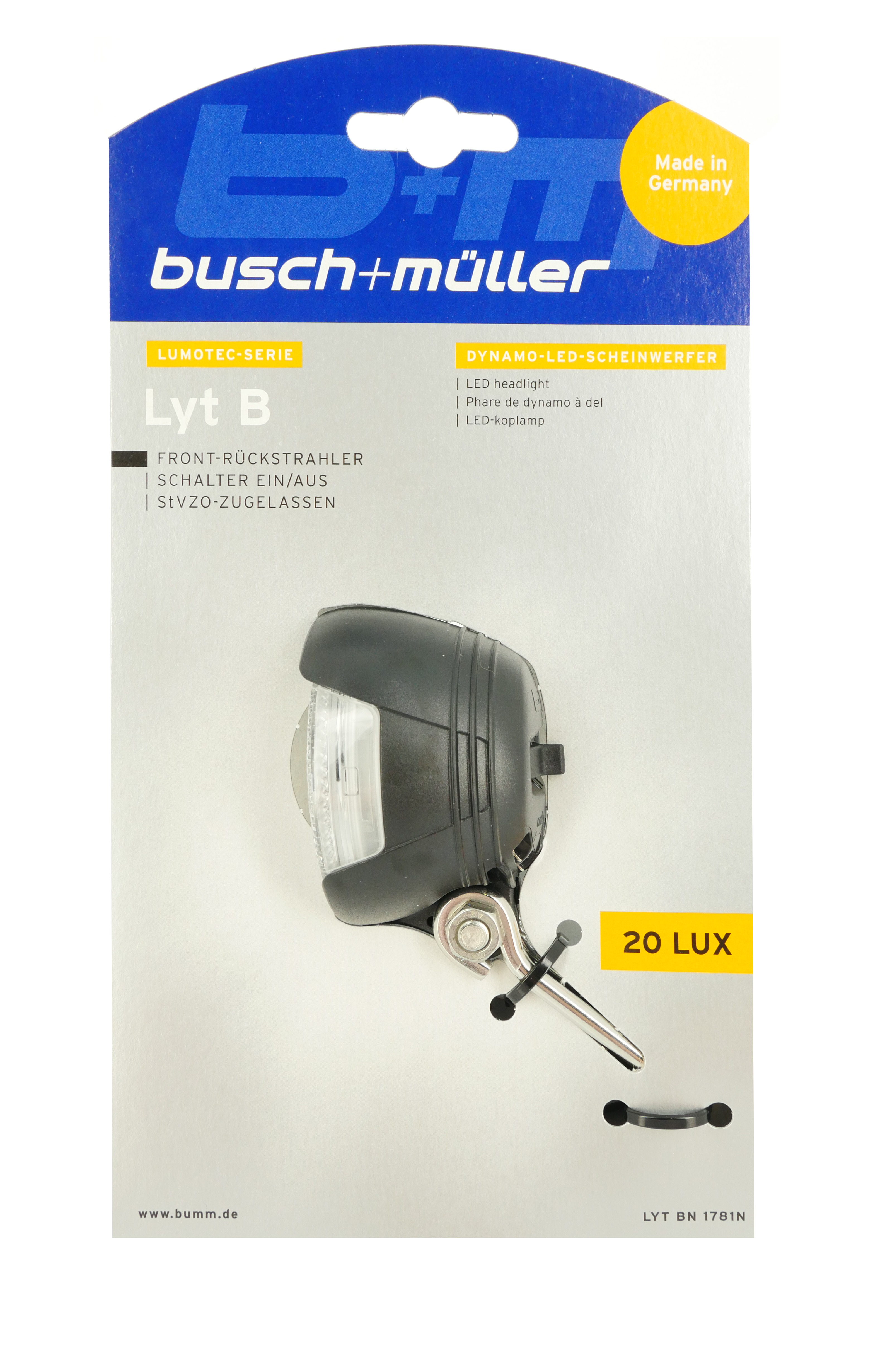 Busch&Müller Lumotec Lyt B 1781- dynamo