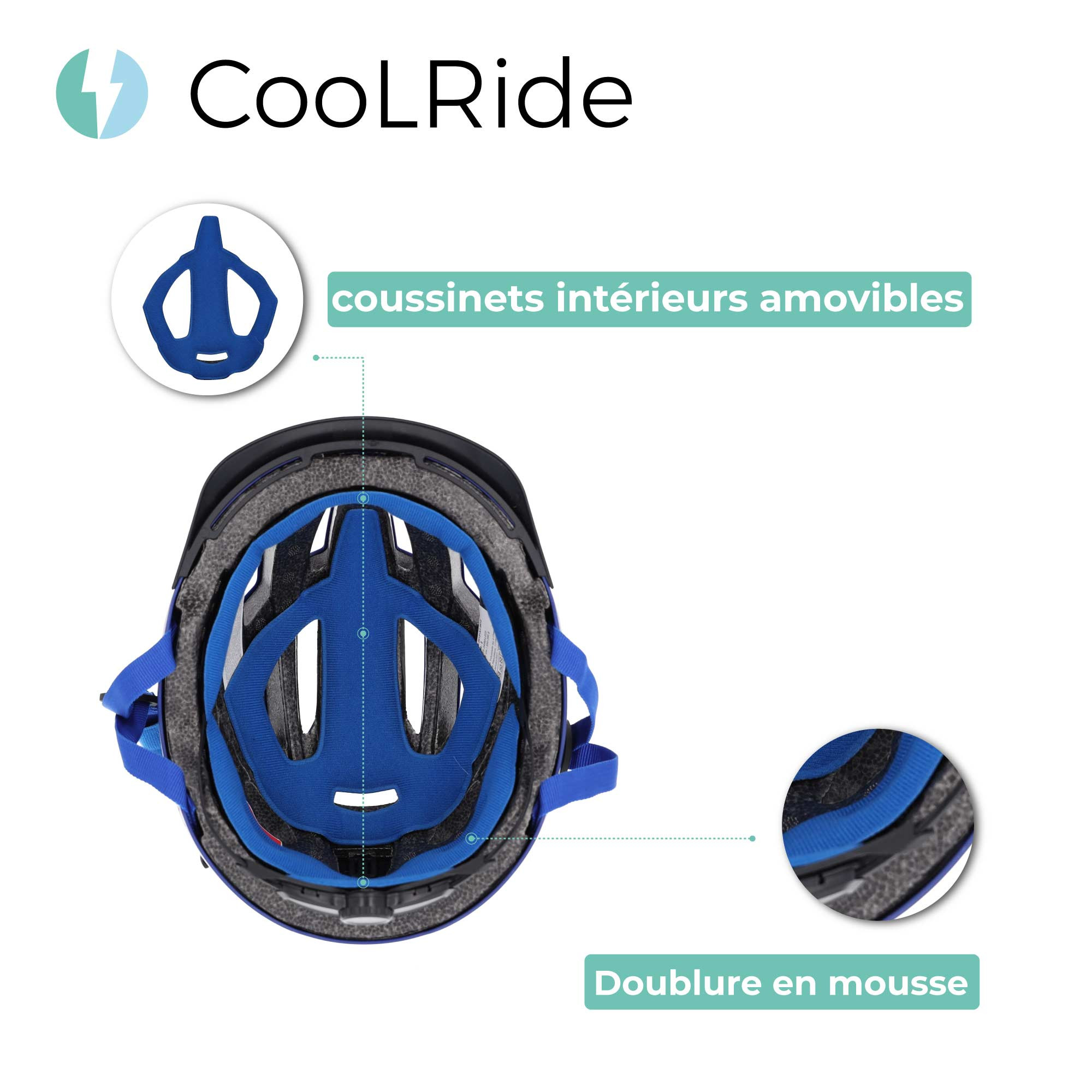 Cool ride CASQUE ADULTE URBAIN AVEC LED TAILLE M (55/58 CM)