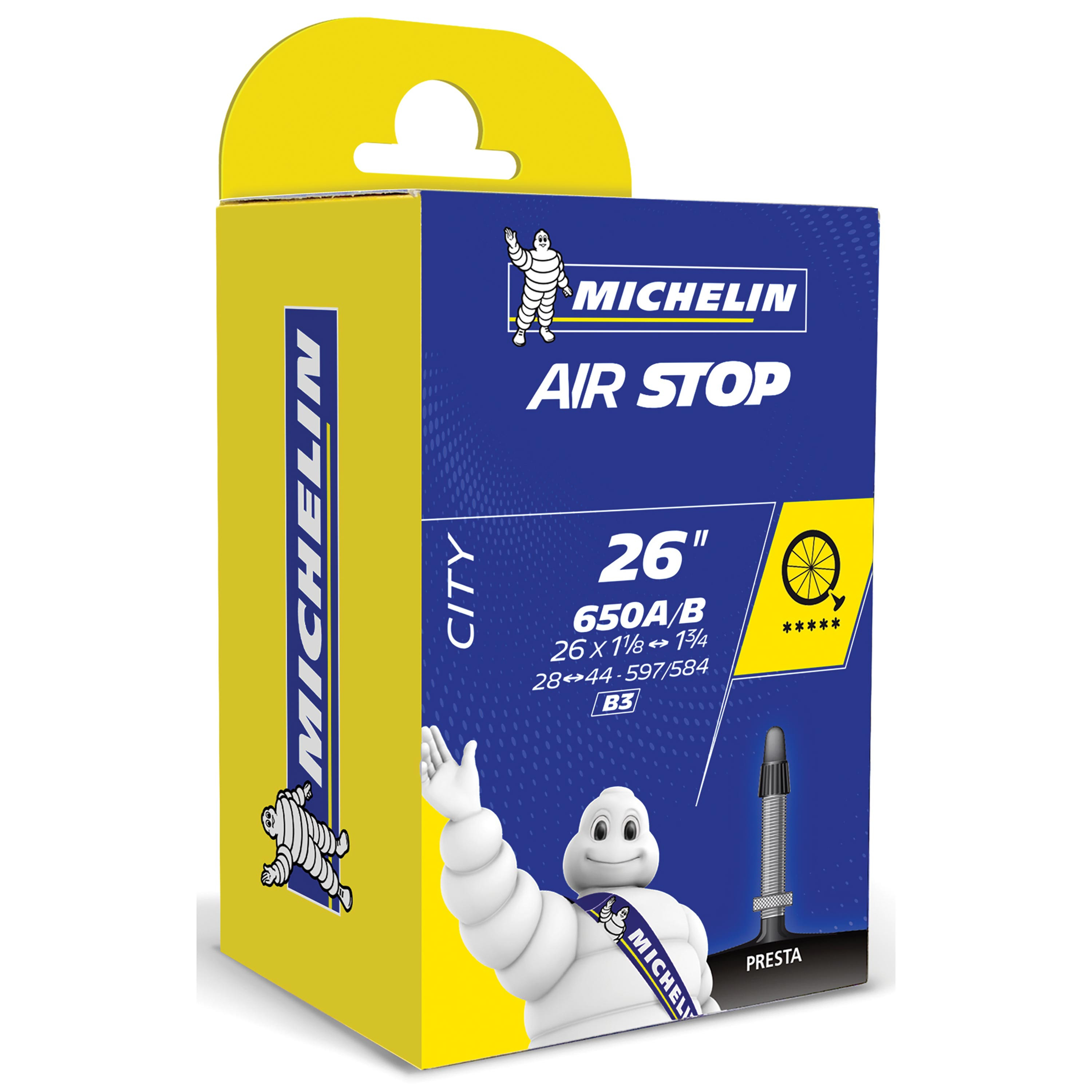 Michelin CAA Route Airstop B3 650X28/42 Presta