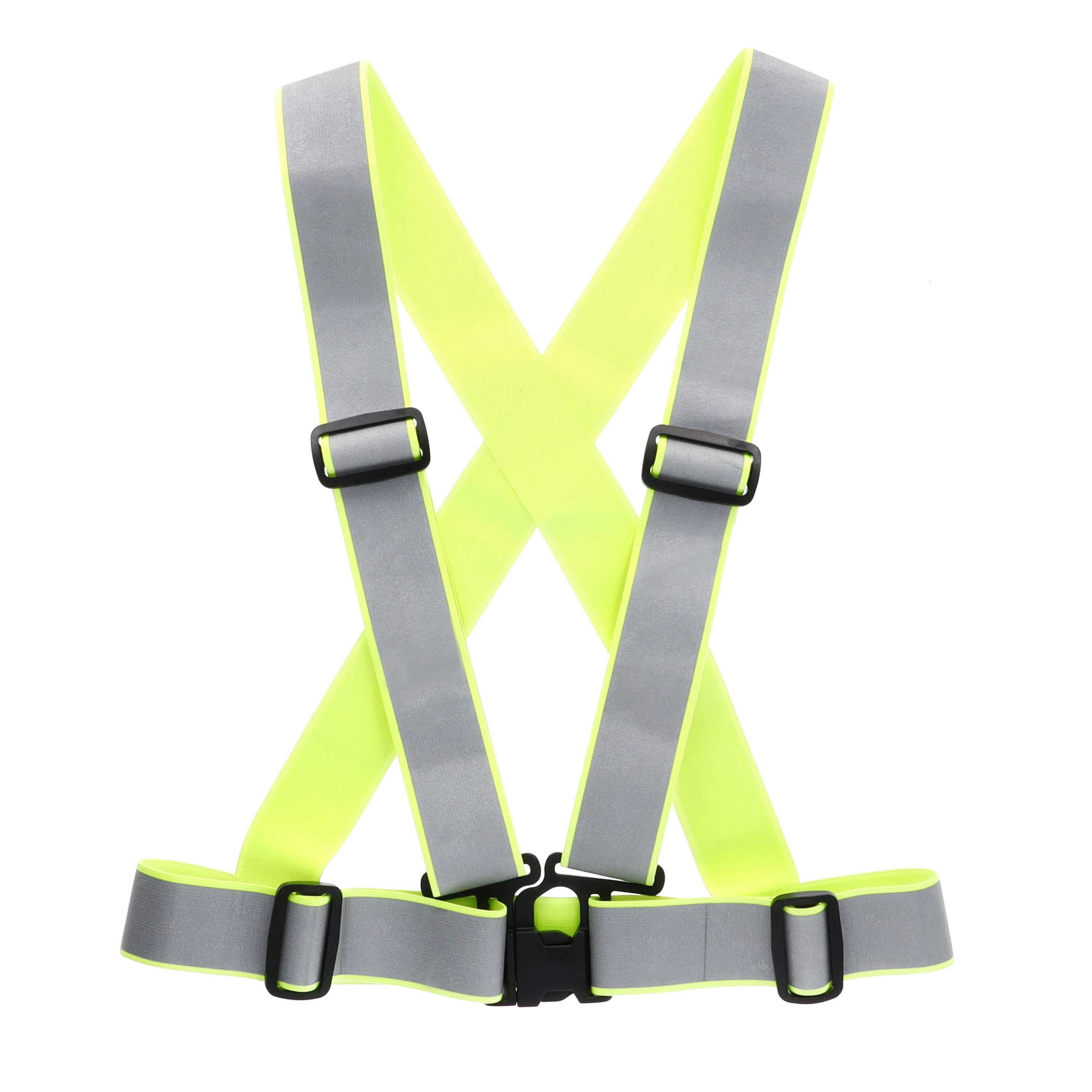 Bande réfléchissante jaune fluo avec velcro Réflecteurs Bande réfléchissante jaune fluo avec velcro Réflecteurs