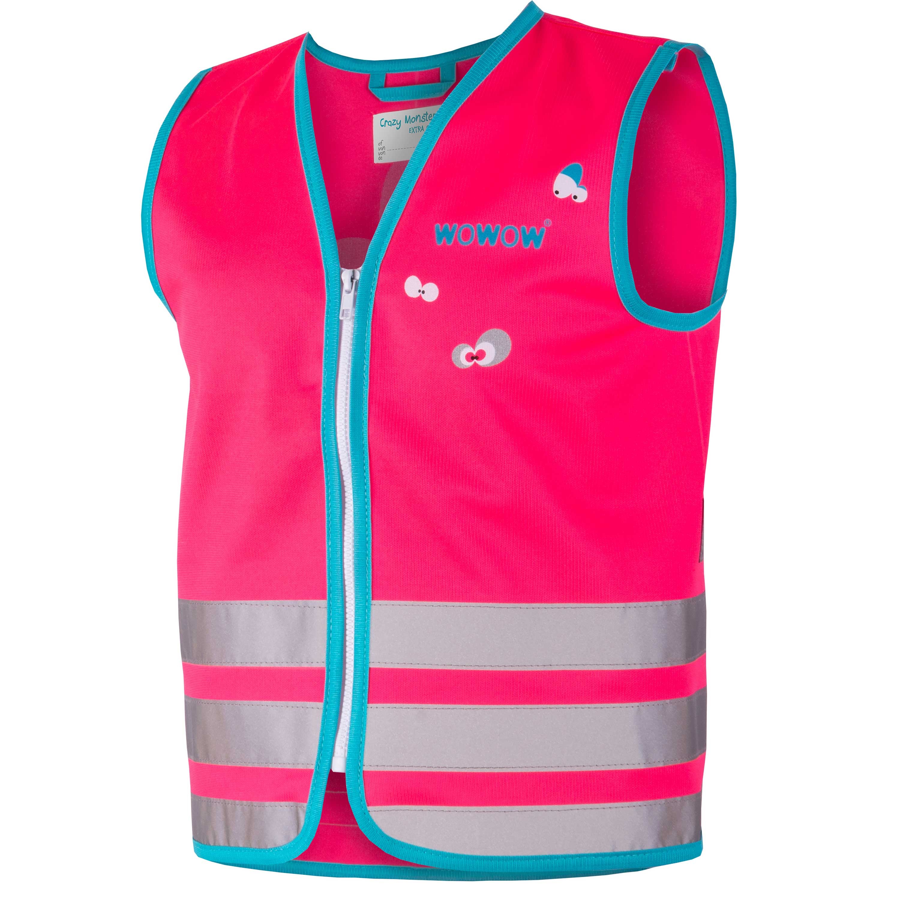 Wowow VESTE RÉFLÉCHISSANTE CRAZY MONSTER KIDS ROSE