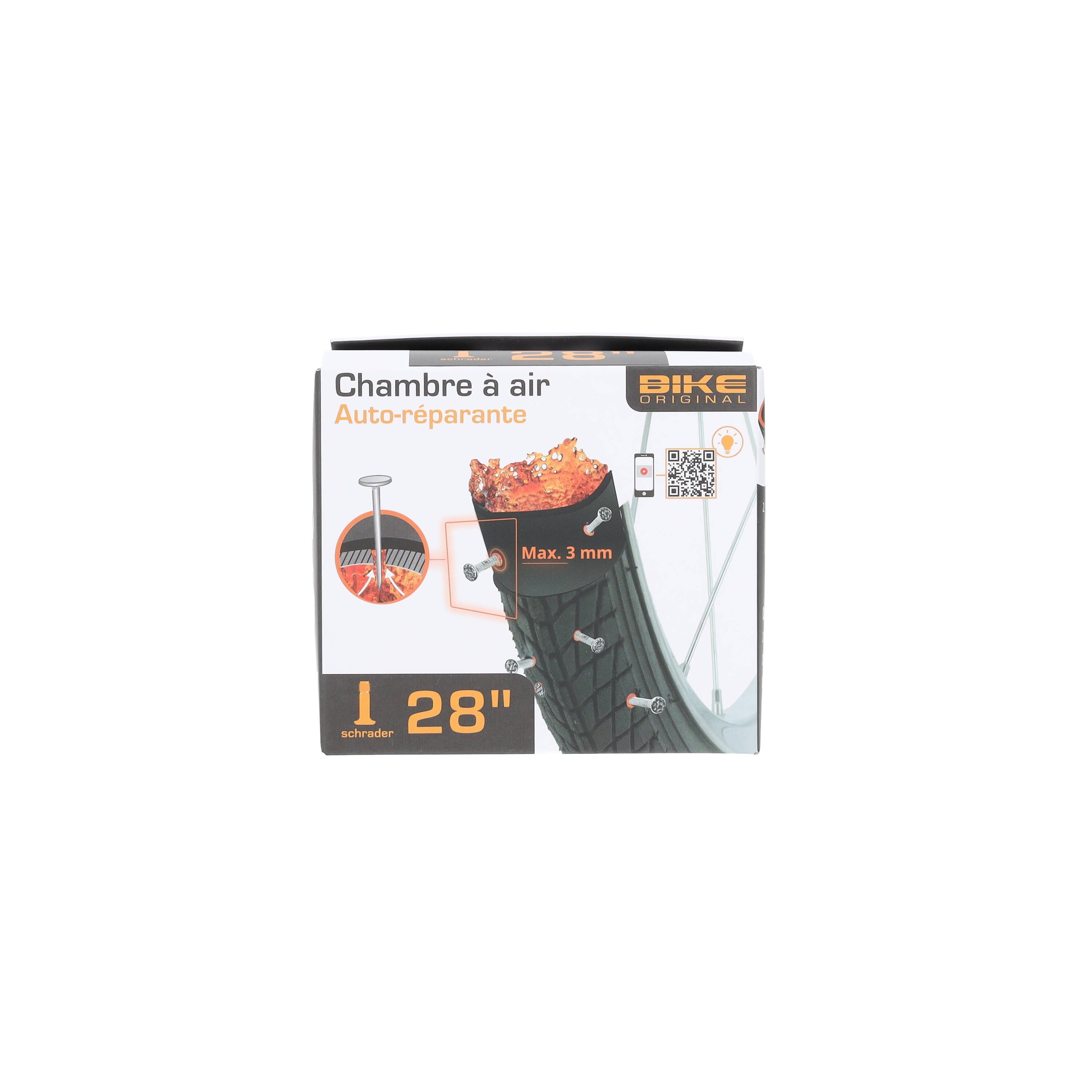 Bike Original CHAMBRE A AIR AUTO-RÉPARANTE 28’’/700C X35/45  - 37/47-622 SV
