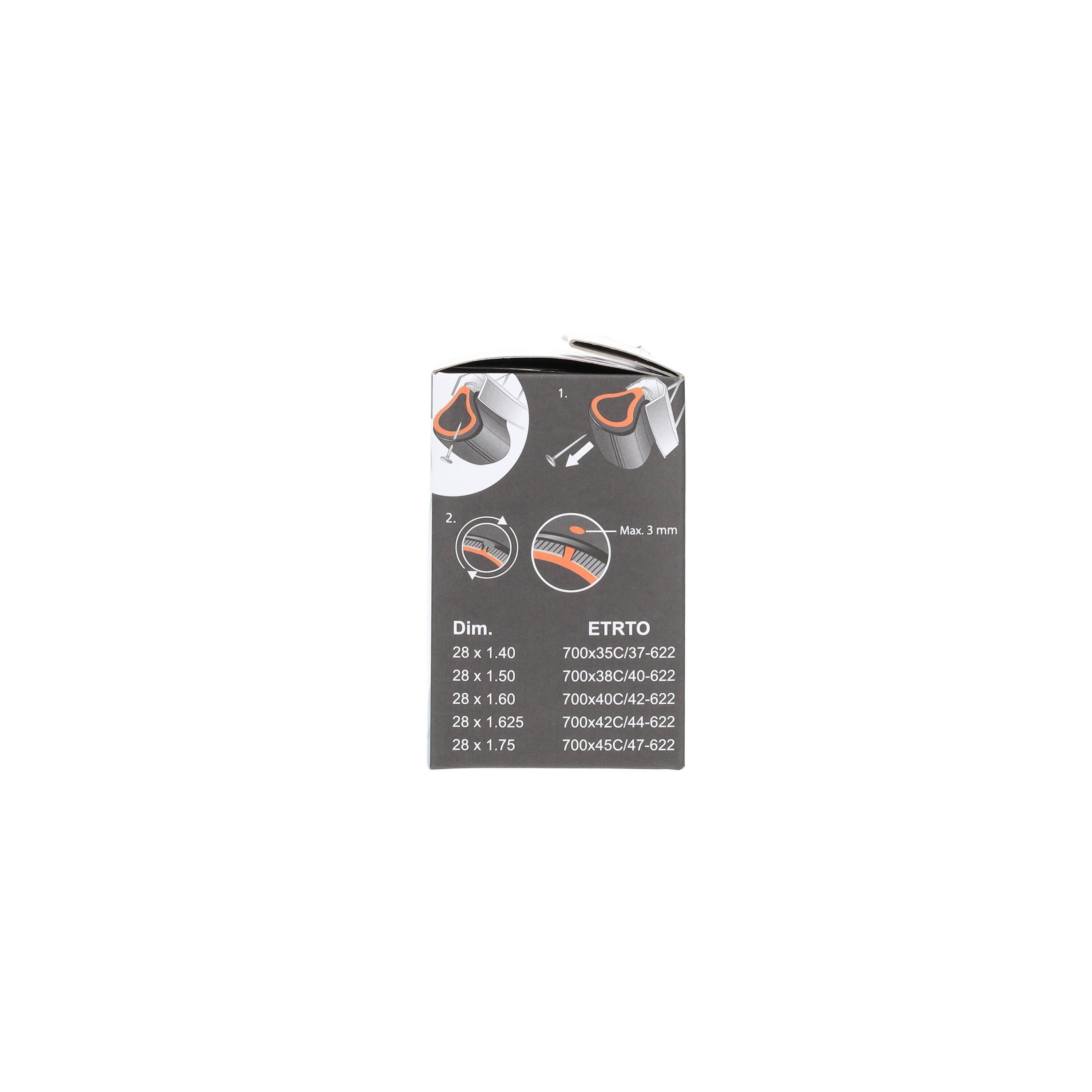 Bike Original CHAMBRE A AIR AUTO-RÉPARANTE 28’’/700C X35/45  - 37/47-622 SV
