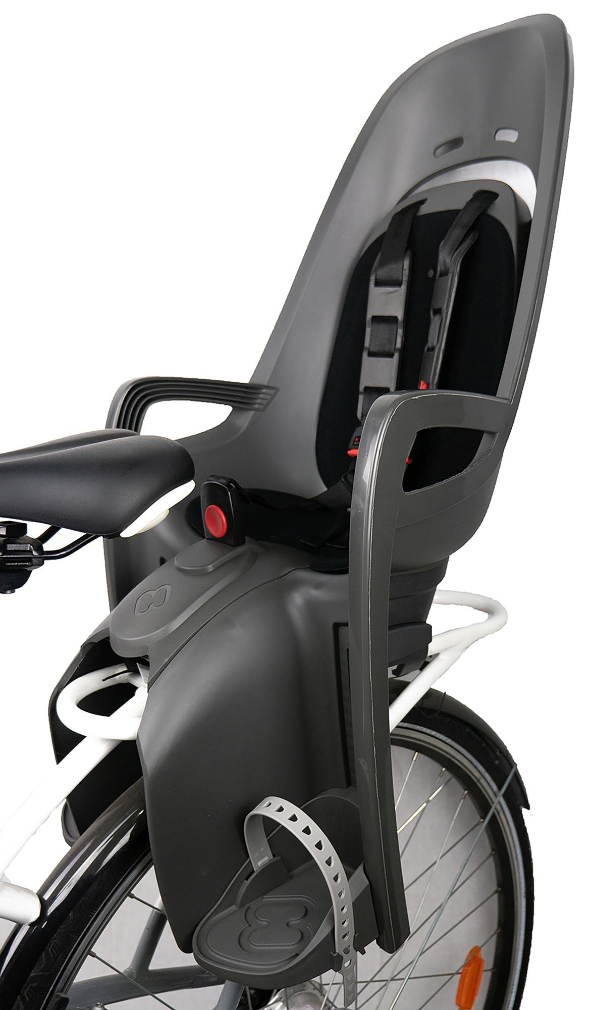 Hamax Zenith Siège Bébé Vélo Cadre – Inclinable 12,5°, Suspension, Ouverture Casque, Ultra Confort & Sécurité