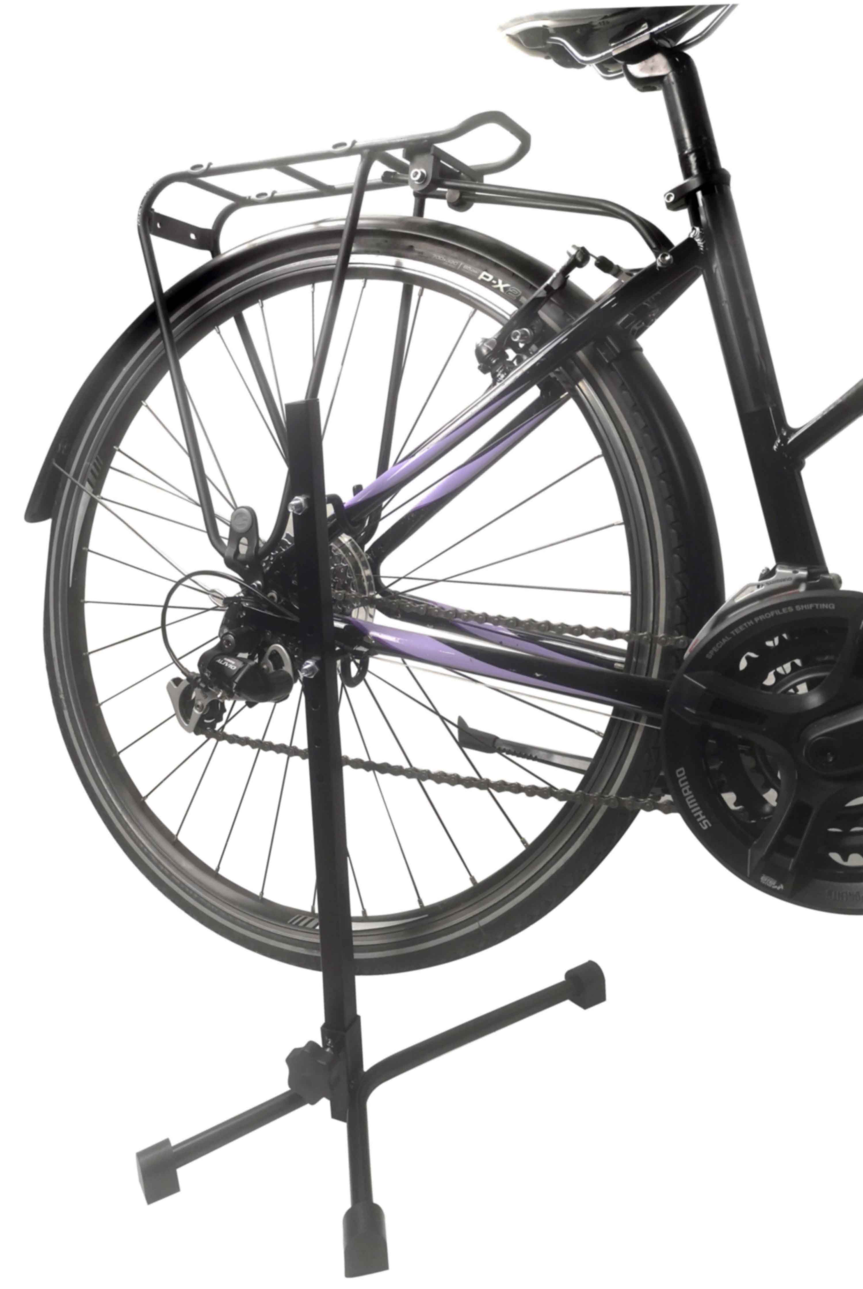 Béquille arrière de vélo 26 pouces noir Bike Stabiel Steco