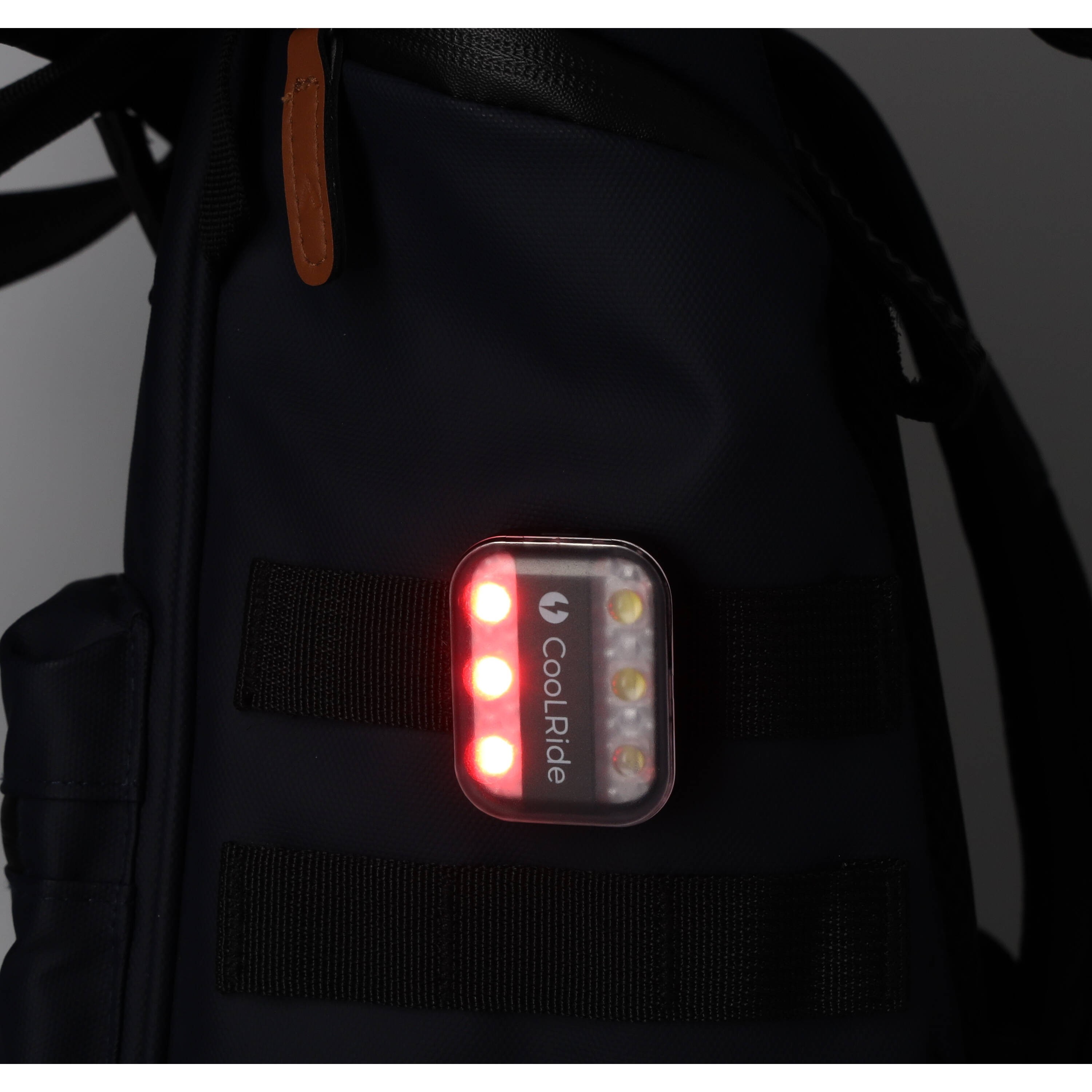 Lot De 2 Clips LED Rechargeables USB-C – 6 LEDs Blanc/rouge – IPX5 – Pour Vélo, Sac à Dos, Sécurité