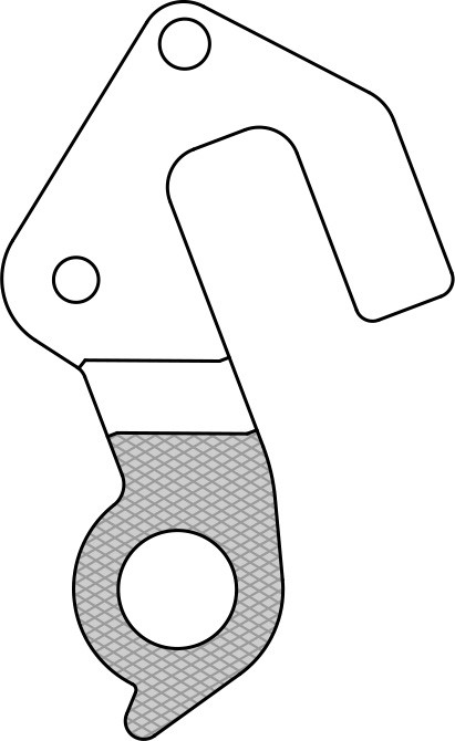 Support De Dérailleur Aluminium Marwi Focus GH-267 – Robuste Et Léger – Pièce Détachée Vélo