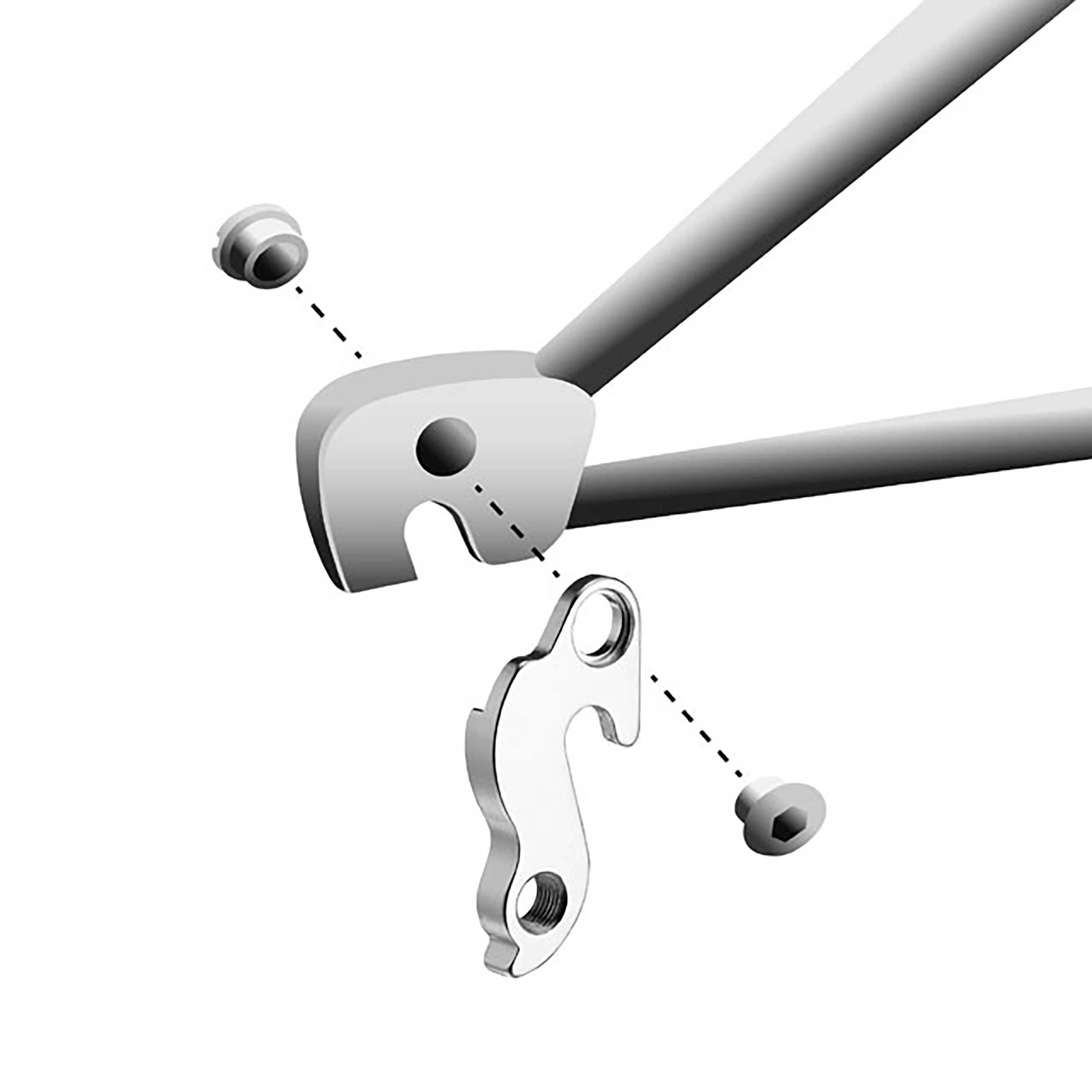 Patte De Dérailleur Alu Marwi GH-062 - Pour BH, Cinelli, Raleigh, Neuve