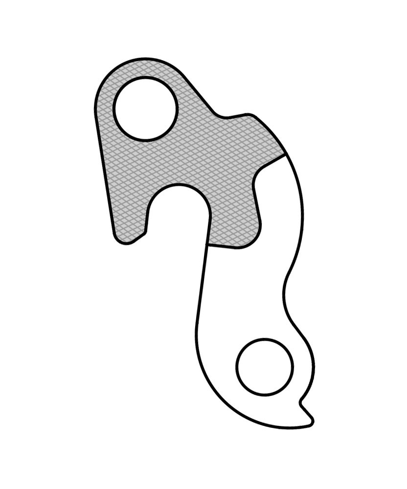 Patte De Dérailleur Alu Marwi GH-062 - Pour BH, Cinelli, Raleigh, Neuve