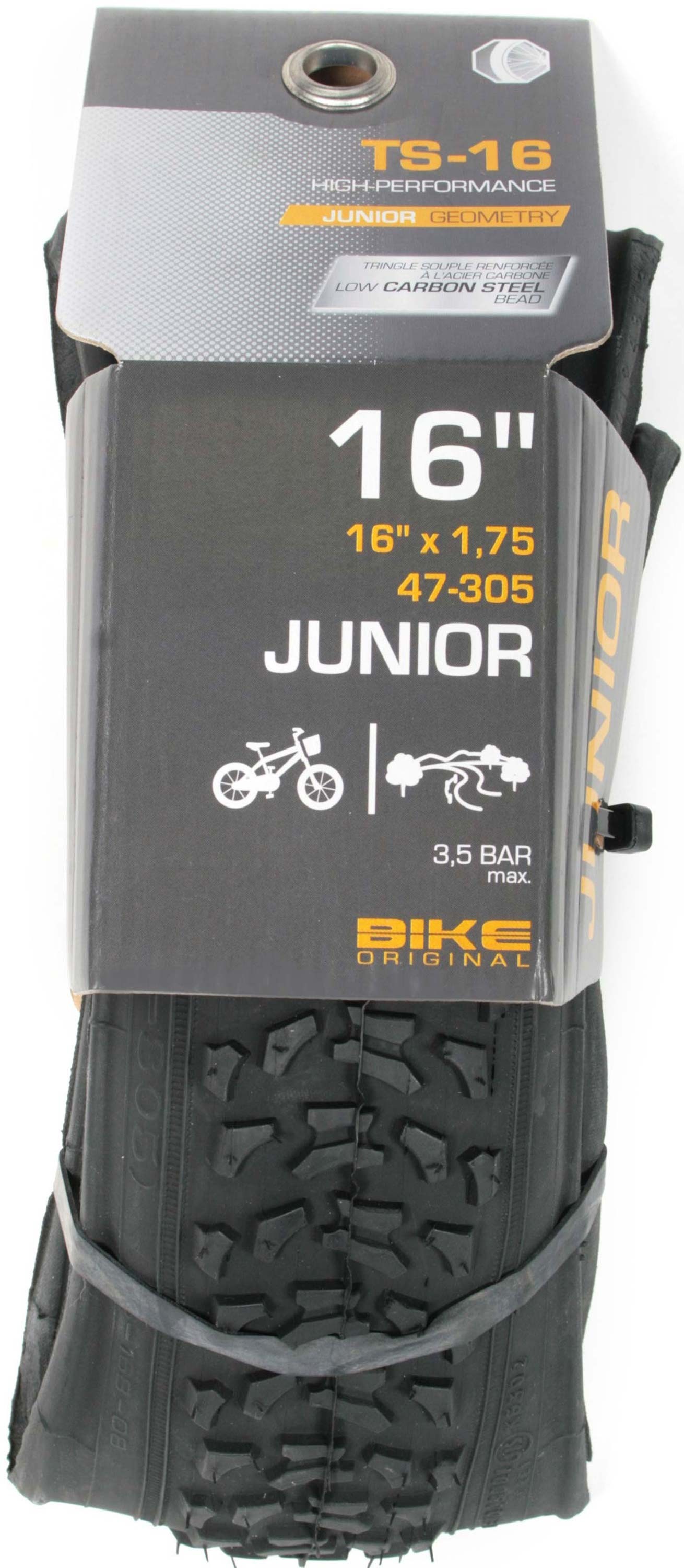 Bike Original Pneu 16 16X1,75 tringles souple