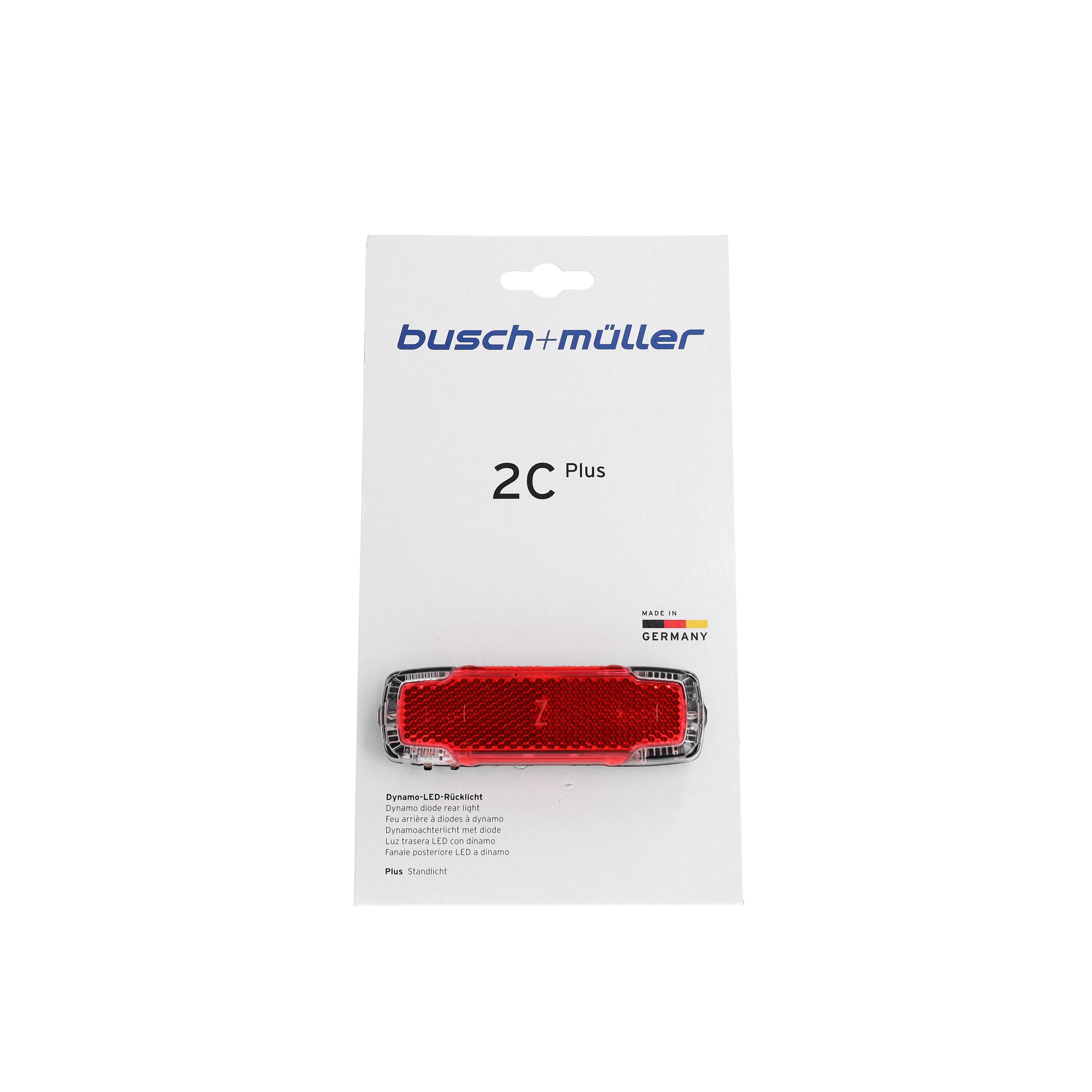 Feu Arrière à Dynamo Busch & Müller D-Toplight XS Plus - LED Rouge - Neuf