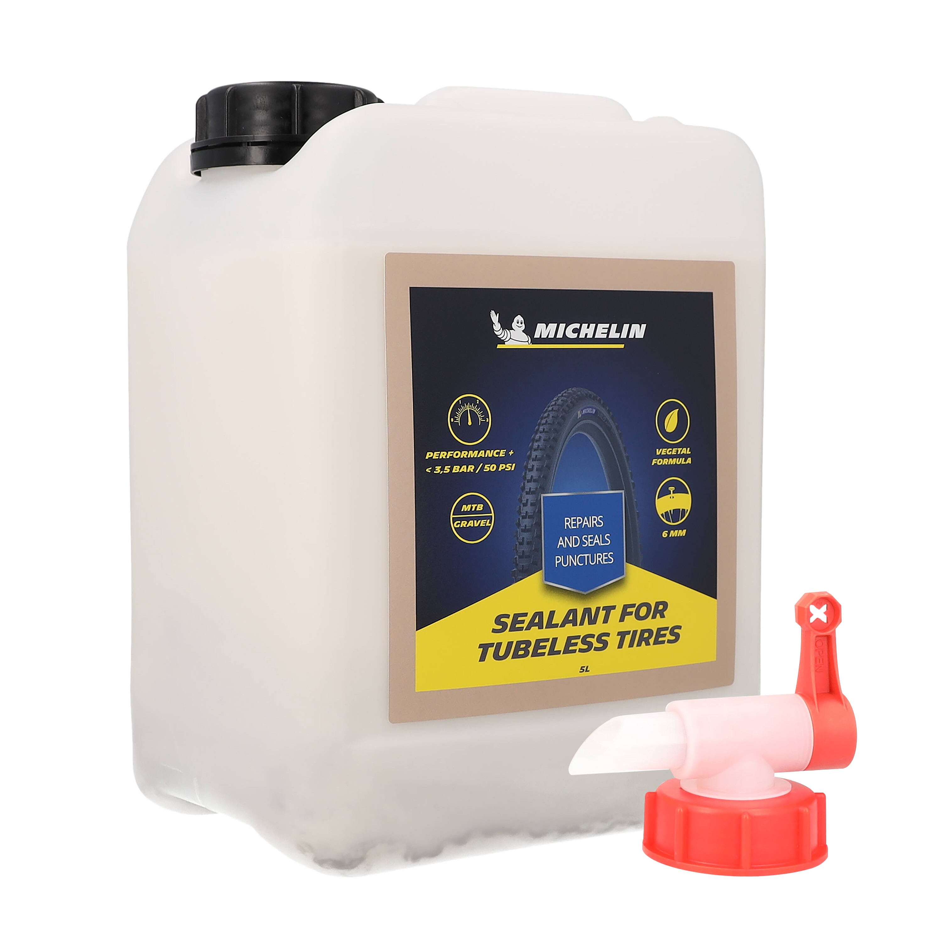 Michelin Preventif anti-crevaison sealant pour pneu route- vtt