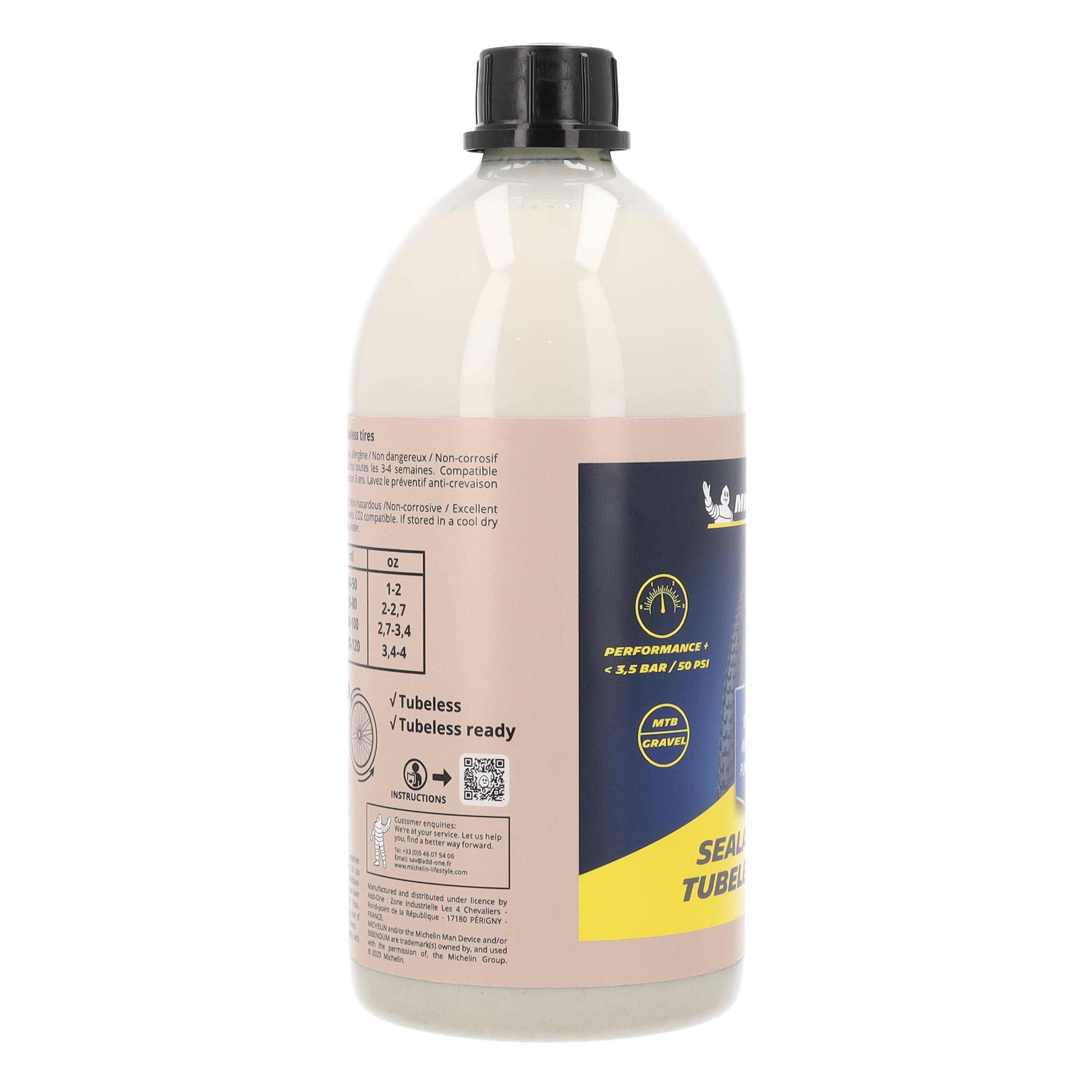 Michelin PREVENTIF ANTI-CREVAISON SEALANT POUR PNEU VTT ET GRAVEL TUBELESS (1L)