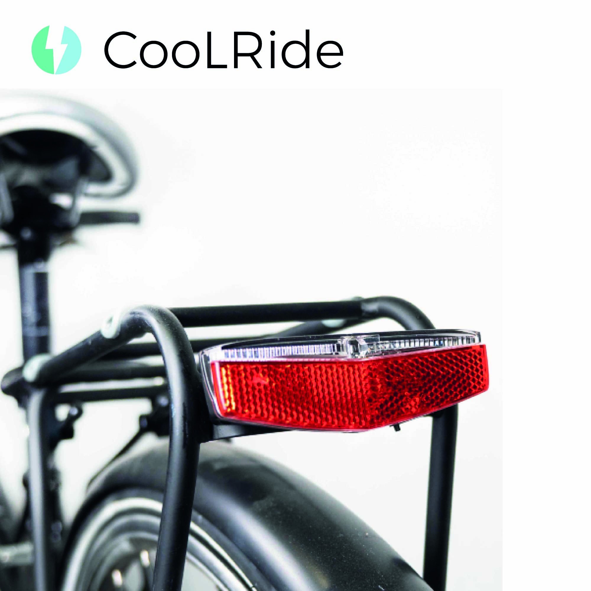 Feu AR LED Axa Blueline Pour Porte-Bagages - 6-12V, 2 LED, Entraxe 50mm