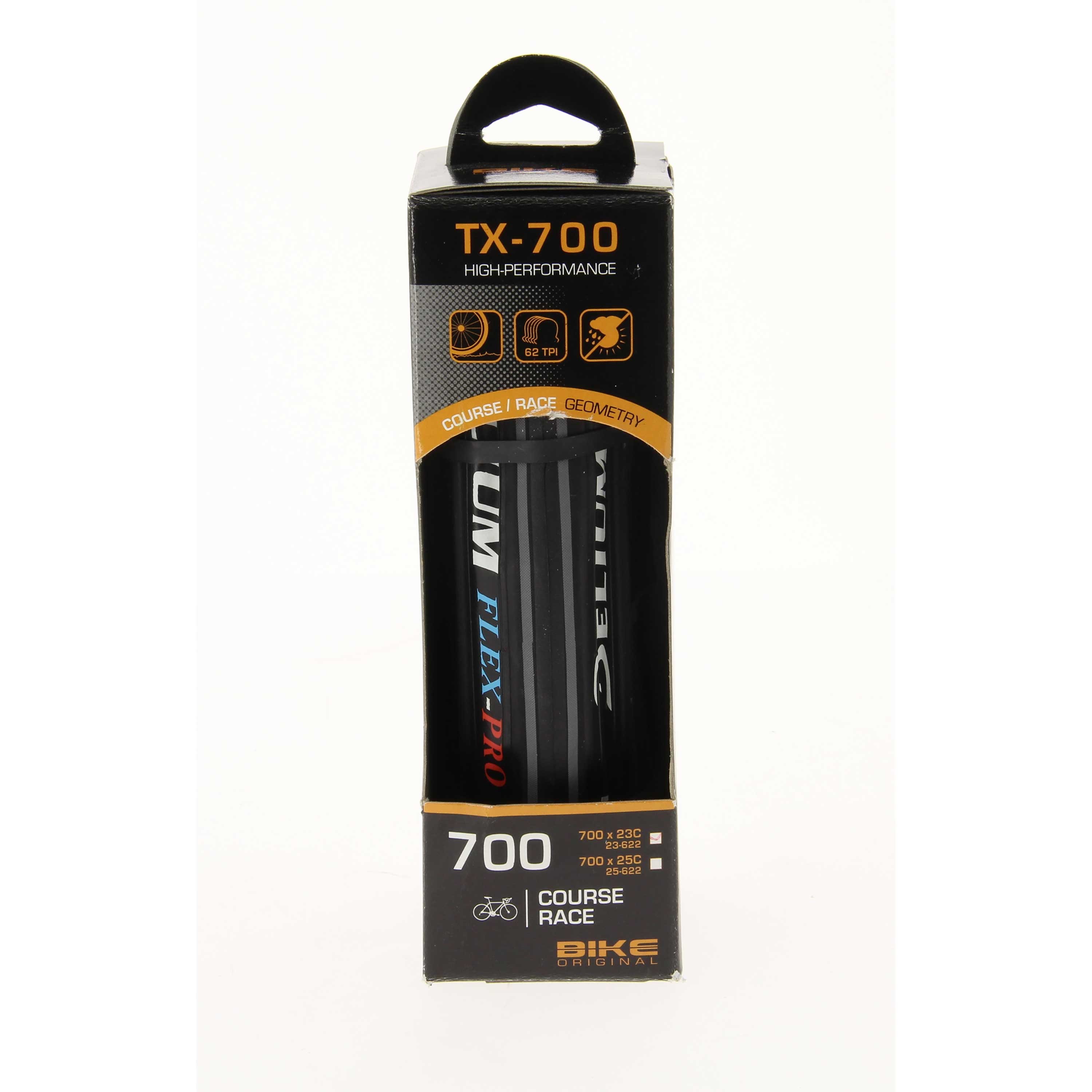 Lot De 2 Pneus Vélo Route Deli Tire Ultra Flex Pro – 700x23C, Noir, Tubeless, Performance Course