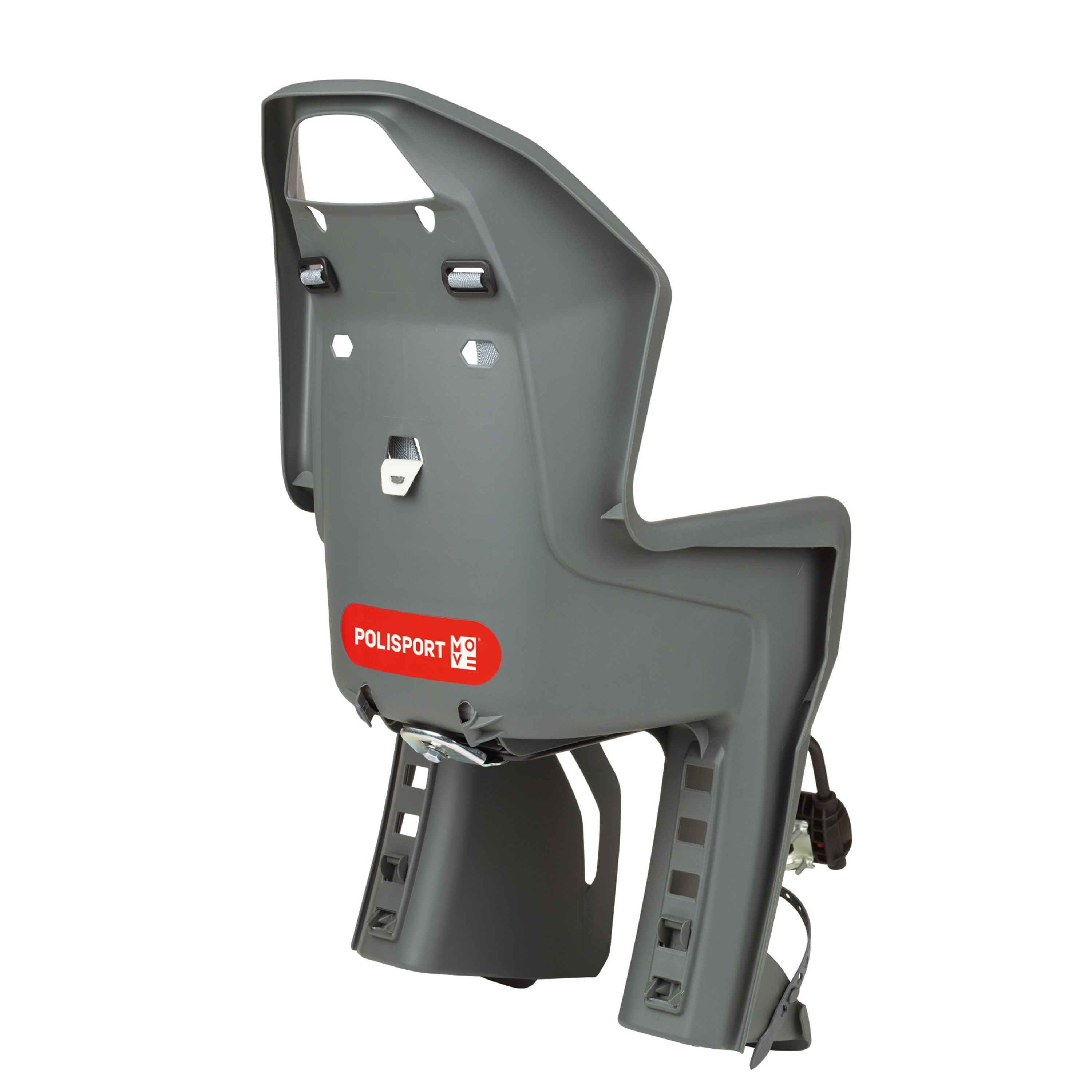 Polisport Koolah CFS Siège Arrière Vélo Enfant 9-22 Kg – Fixation Porte-Bagages, Sécurité 5 Points, Roues 26-29 Pouces
