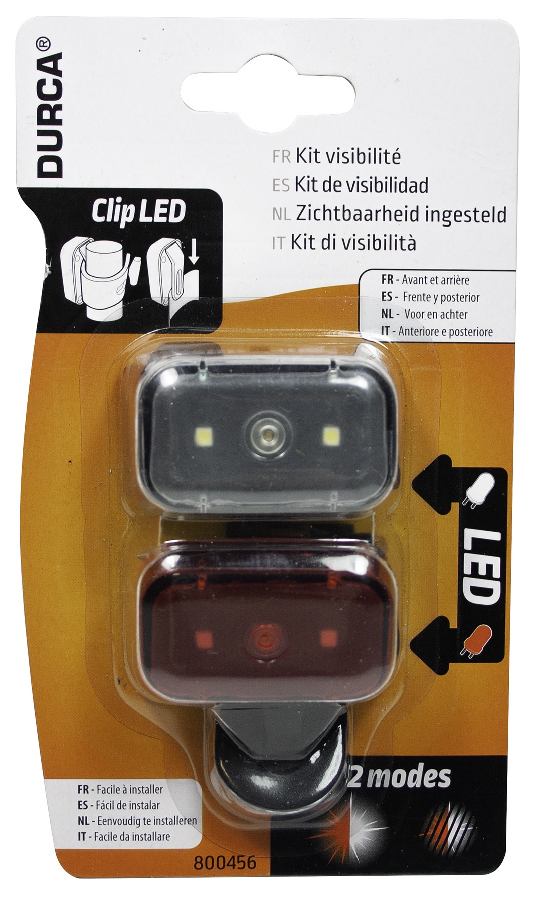 Durca Kit de visibilité CLIP LED