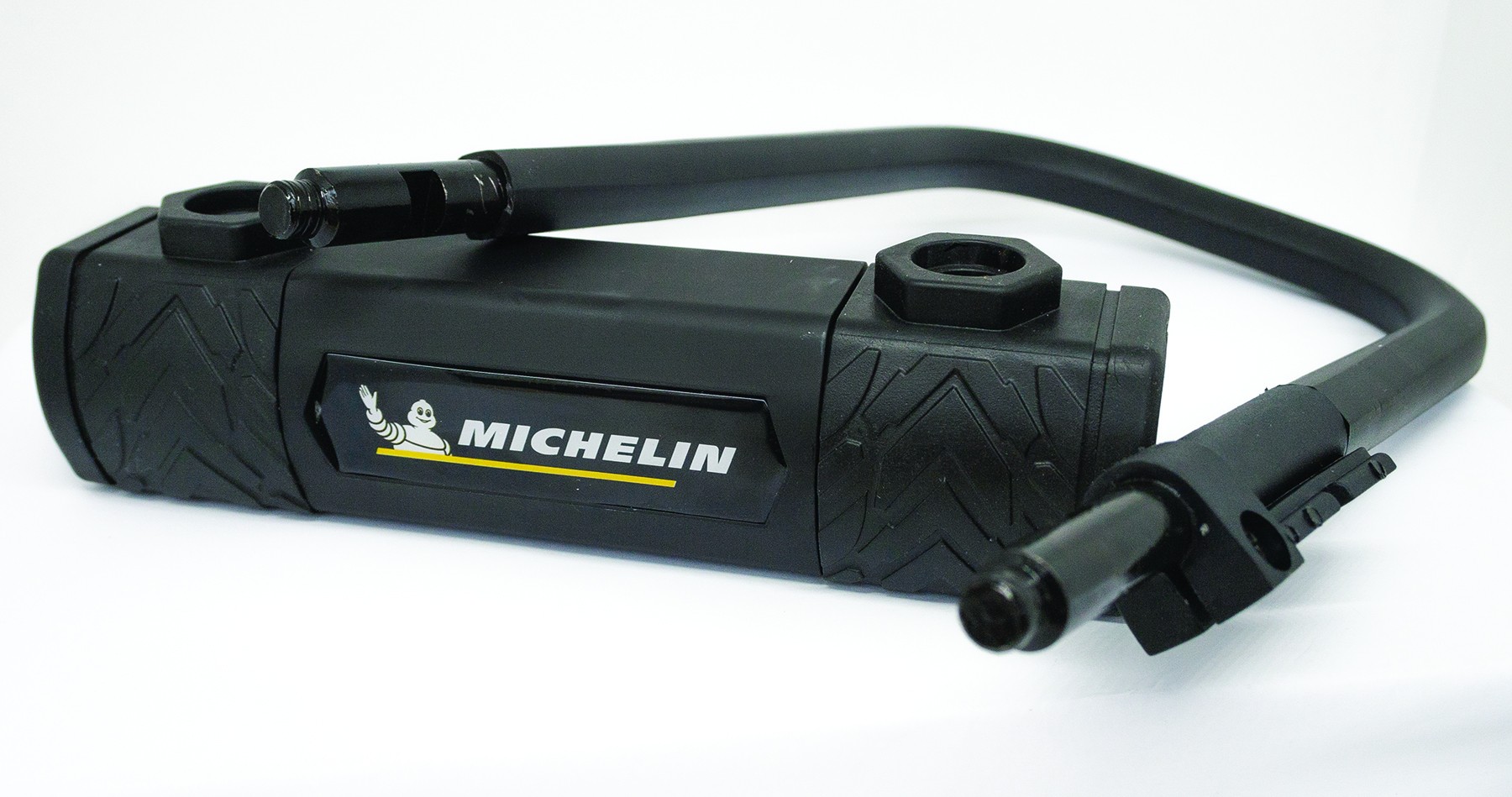 Michelin ANTIVOL VELO U 105 x 170mm A CLE EN ACIER NOIR AVEC SUPPORT FIXATION CADRE