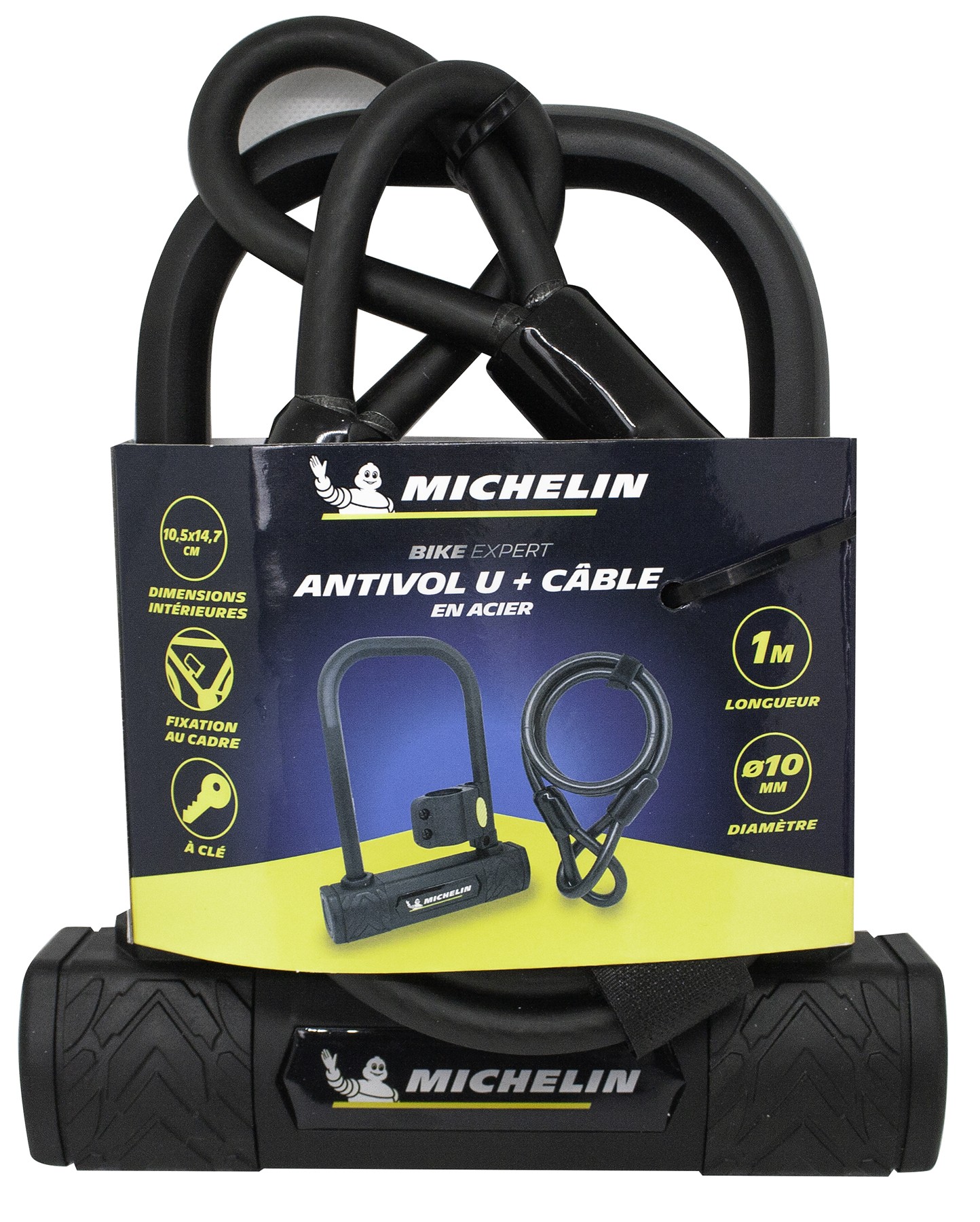 Michelin Antivol U 147 + cable 1m