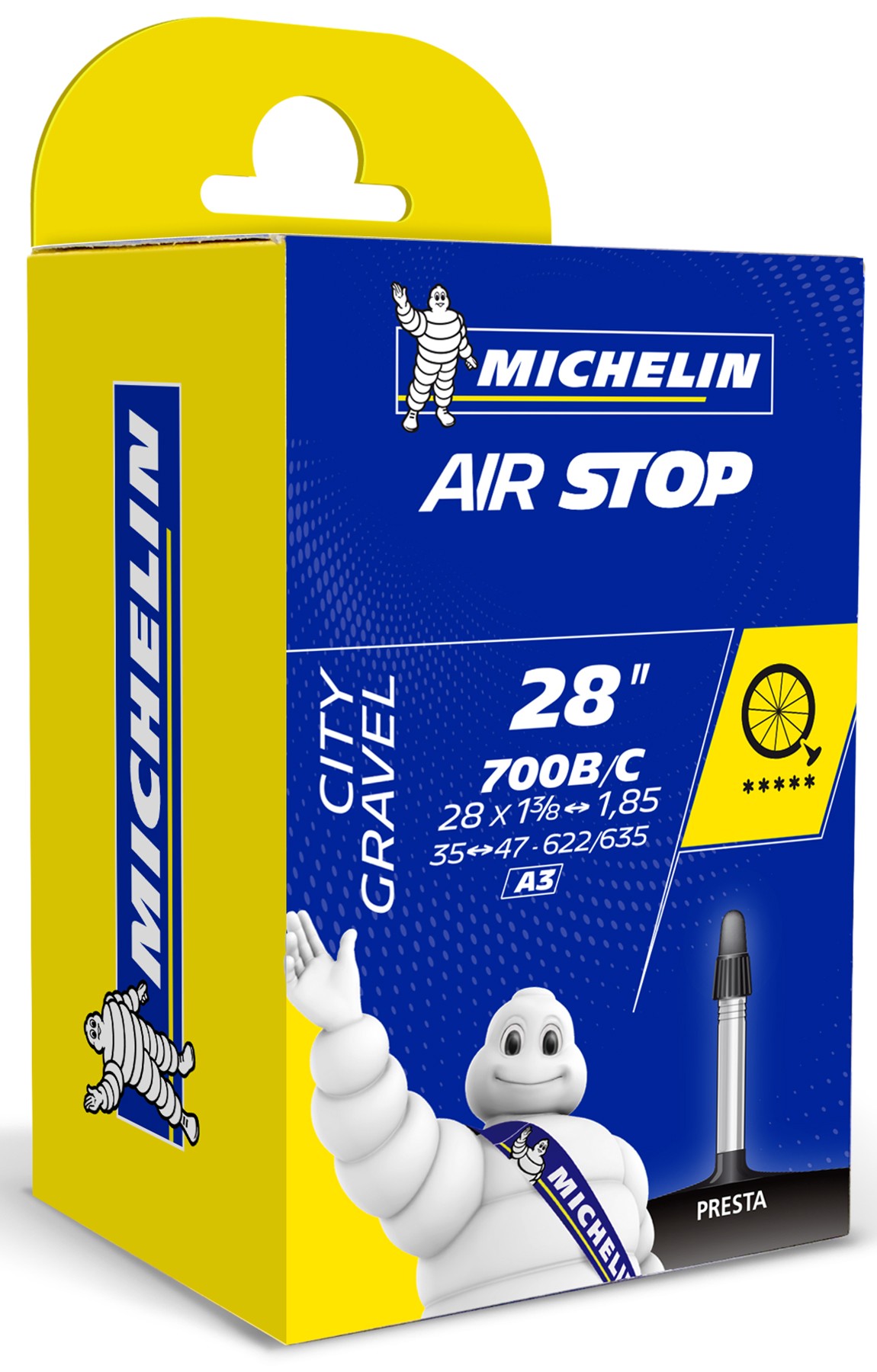 Michelin CAA VTC Airstop A3 700X35/47 Presta 40