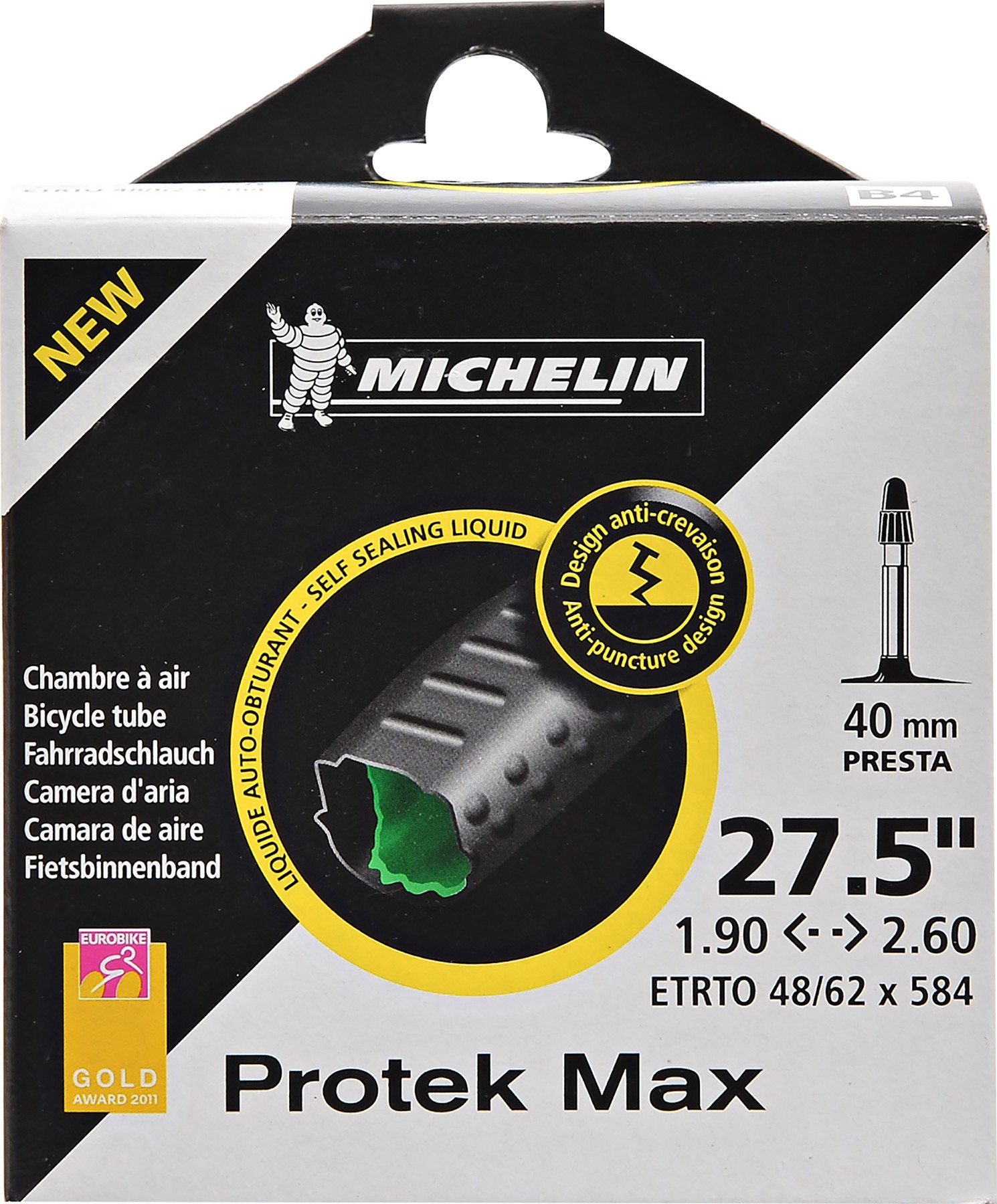 Michelin CAA Protek Max B4 27.5X1.9-2.6 Presta 40mm