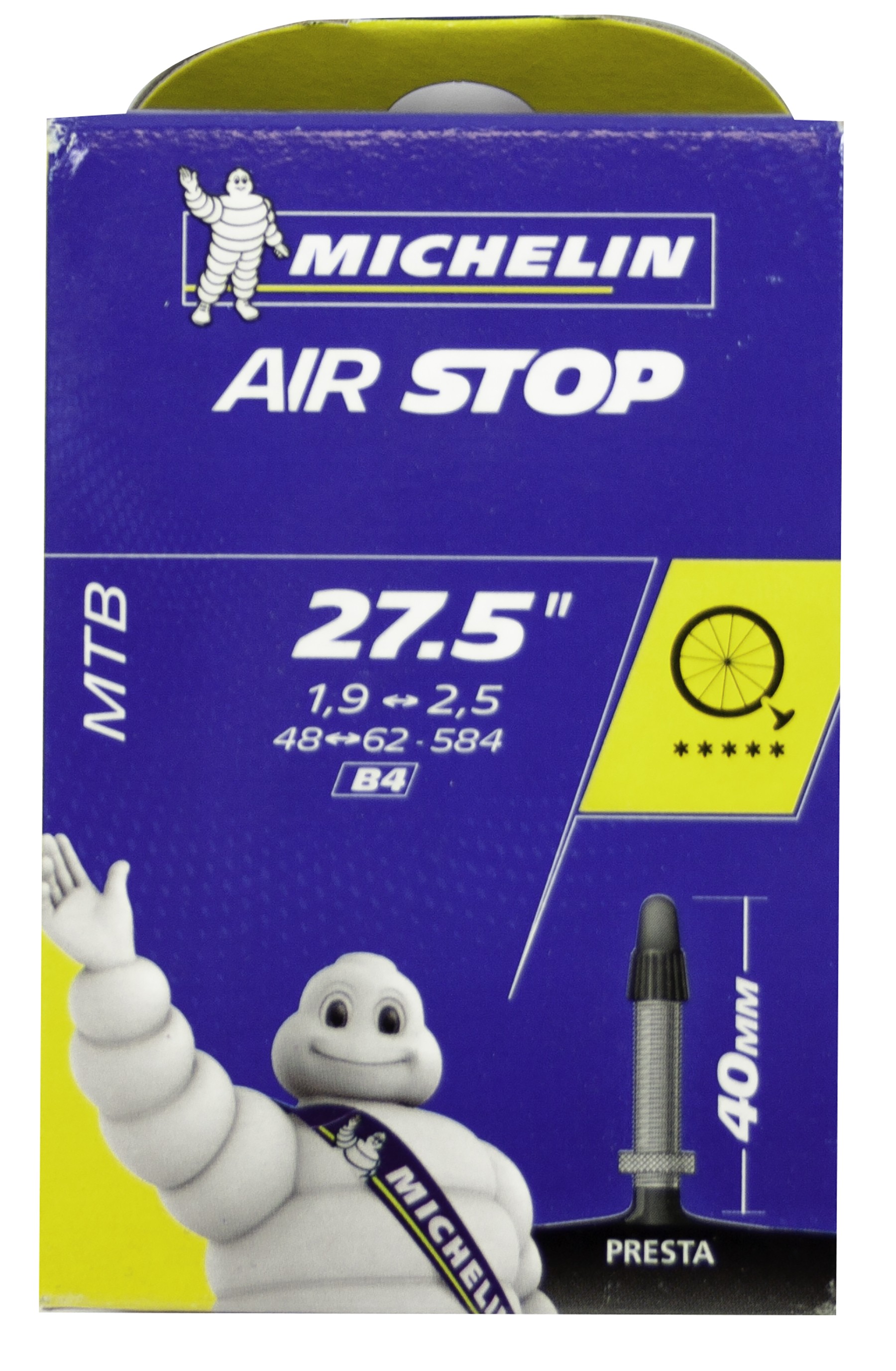 Michelin S125193 Chambre à air Noir 26